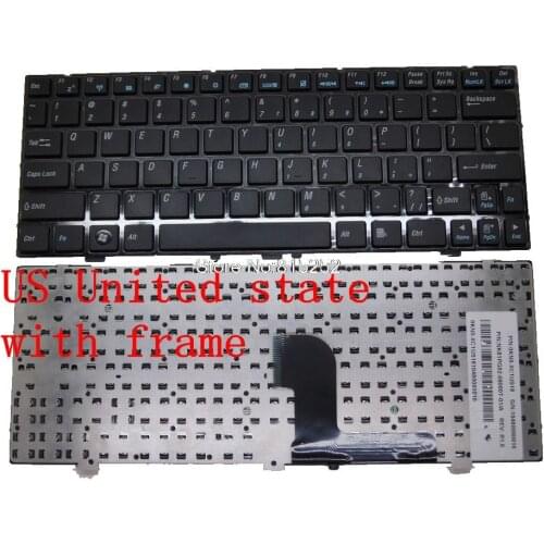 Laptop keyboard for Medion E1226 E1228 black with frame OKN0-XC1US18 OKN0-XC5UI02 MP-08J66U4-528B NK81PG02 NK81PG02-0000T-01/A
