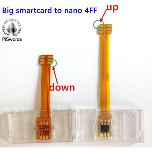 Smartcard converter to Vertical nano sim usim card 4FF adapter converter
