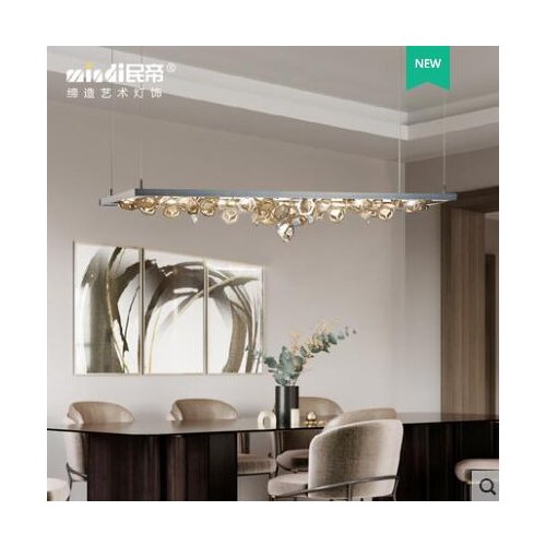 Creative Nordic post-modern model room bar chandelier designer restaurant study decoration stainless steel folding lamp