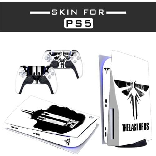 Us Style PS5 Disc Edition Skin Sticker for Playstation 5 Console & 2 Controllers Decal Vinyl Protective Skins Style 1