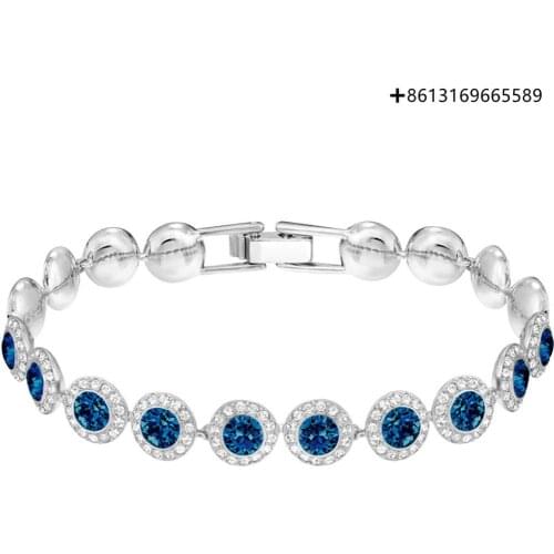 HERO Original High Quality 1:1 SWA CatS Eye Blue Ocean Gold Bracelet With Logo Envelope
