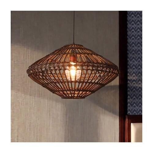 Thailand Rattan Pendant Lights Fixture Southeastern Vine Pendant Lamps Home Indoor Lighting Restaurant Cafes Club Tea Room Lamp
