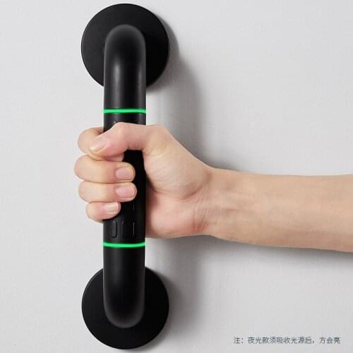 Stainless Steel Bathroom Handrail Black Safety Grab Bars for Elderly Disabled Wall Mount Anti-slip Toilet Bathtub Shower Handle