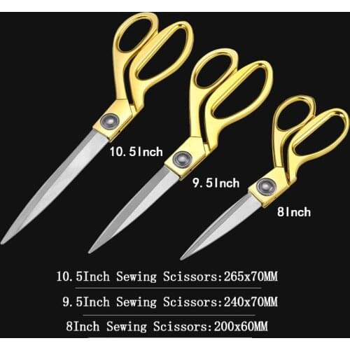 Professional Tailors scissors Sewing Needlework Scissors Stainless Steel Vintage Shears Fabric/Cutting Scissors Sharp Scissor