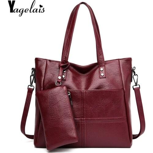 Luxury Designer Women Shoulder Bag Large Tote Bag Womens PU Leather Handbags Female Messenger Bag