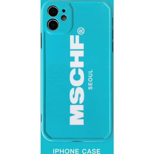 Fashion Seoul Korea trend MSCHF green soft silicon phone case for apple iphone 7 8 Plus X XS XR MAX 11 Pro SE back cover funda