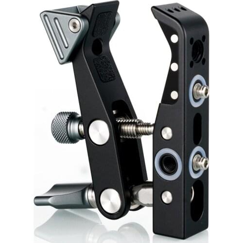 Selens MC95 Camera Super Clamp with 1/4" Screw for LCD Monitor DSLR Cameras Studio Backdrop Microphone Stands Tripod