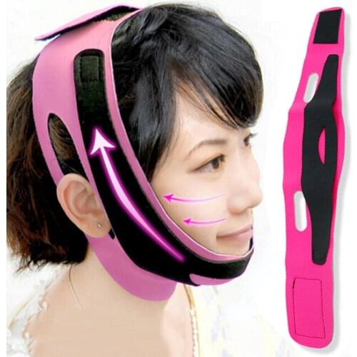 Women Reduce Double Chin Thin Face Anti Wrinkle Face Slimming Bandage Facial Massager Face-Lift Belt