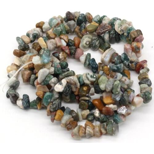 Natural Stone Indian Agate Gravel Beaded Irregular Temperament Beads for Jewelry Making DIY Necklace Bracelet Accessories 5-8mm
