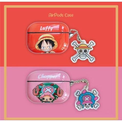 For Airpods Pro Case,Japan Anime Lufy Chopper Hard Protective Cover Case For Airpods 1/2 Case