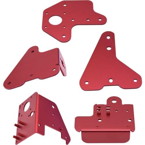 3D Printer CR-10S PRO Extruder XZ Axis 2.5mm 3.0mm Aluminium Plate Fix Bracket Plate Front Back Aluminum Holder For CR10S PRO