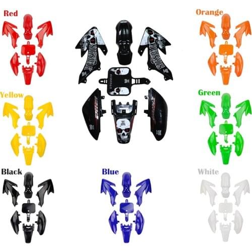 Racing 3M graphics decals kit and plastic covers fenders set for motorcycle XR CRF50 SSR70 DIRT PIT BIKES