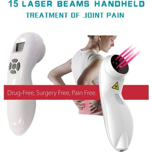 Cold Laser Physiotherapy Handy Cure Pulse Laser Body Pain Relief Device 510mW Pain Relief Anti Inflammation Health Recovery
