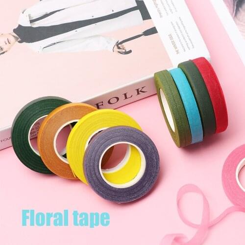 Artificial Flower Floral Tape Stamen Wrapping Florist Green Tapes Self-Adhesive Bouquet Tape Floristry Decoration Craft Supplies