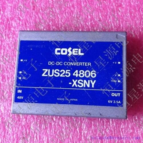 ZUS254806-XSNY ZUS25053R3 Isolated power supply DC-DC 48V to 6V 25W