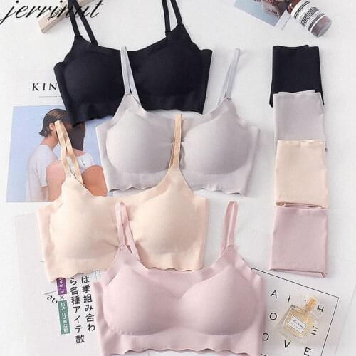 Jerrinut Sexy Push Up Bra Set Seamless Women Underwear Set Everyday Sleep Wire Free Padded Lingerie Bra And Panty Set
