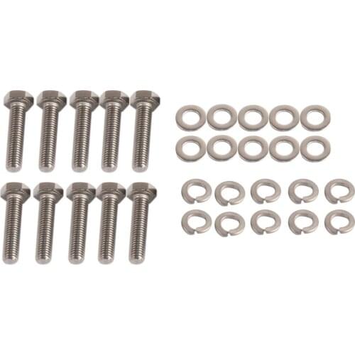 Set Exhaust Manifold Head Stud Kit Bolts For Ford 6.8L Powerstroke