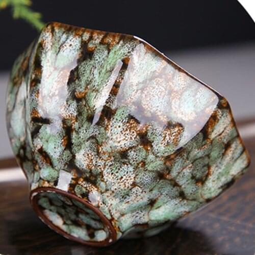 Creative ceramic tea bowl Kiln Change Ceramic Tea Cup Porcelain 120ML China Home Teacup
