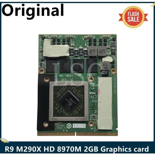 LSC MS-1W0D1 VER:1.0 Video VGA CARD For MSI GT70 GT60 GX70 GX60 R9 M290X HD 8970M 2GB 216-0847000 109-C60846-00A Graphics Card