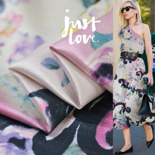 Meili baoqihua KS real wool Satin painted silk + resistant texture