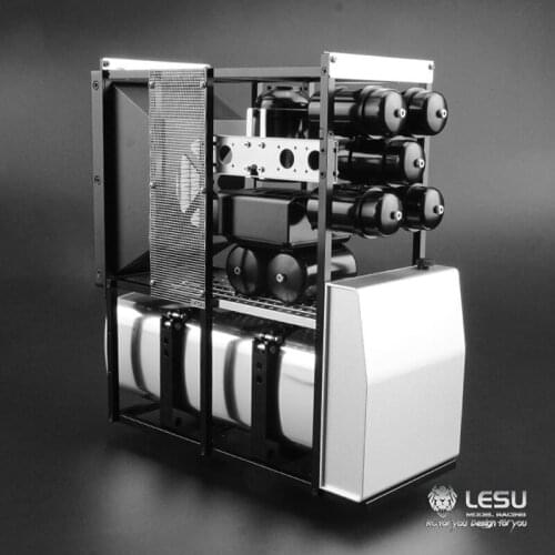 LESU Metal Equipment Rack G-6016 for 1/14 Tamiya Benz 3363 1851 RC Tractor Truck DIY Hobby Car Model Chassis