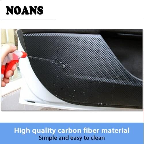 NOANS Auto Car Door Anti Kick Pad Mat Stickers For Volkswagen VW Tiguan Polo Golf 7 MK7 Jetta 6 MK6 Passat B8 Bora Santana 2017