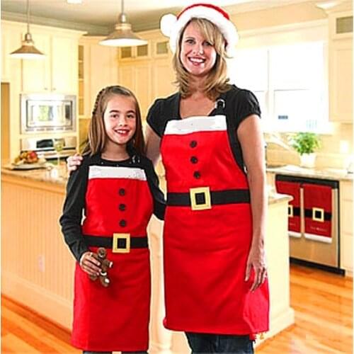 Christmas Apron Novelty Kitchen Cooking Apron Party Xmas Fun Gift