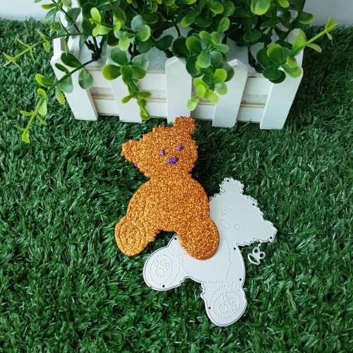 New Bears Metal Cutting Dies Stencils For DIY Scrapbooking Paper Card Decorative Craft Dies Embossing Die Cuts