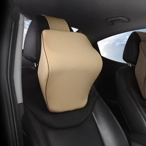 For high quality car headrest memory foam neck pillow car seat adjustable headrest space memory foam