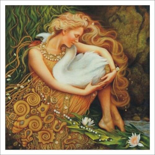 Full square diamond 5D DIY diamond painting girl cross stitch diamond home decoration mural giftT274