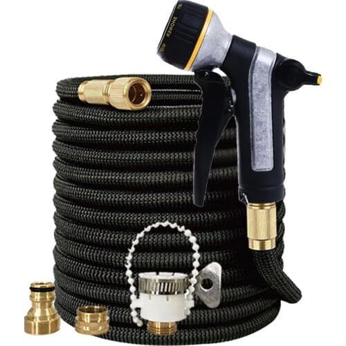 Garden Shower Irrigation System Watering Magic Hose High Pressure Extensible Watering Hose Garden Vegetable Garden Spring Hose