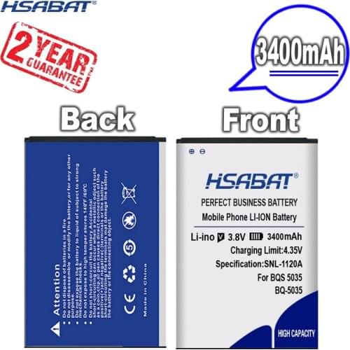 New Arrival [ HSABAT ] 3400mAh Replacement Battery for BQ BQS 5035 BQ-5035 Velvet