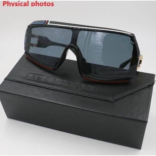 KAPELUS sunglasses Man black sunglasses Street hip-hop sunglasses Woman one-piece sunglasses Irregular glasses