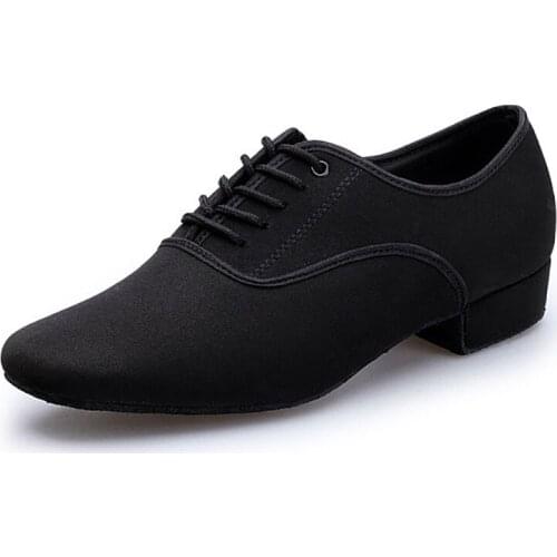 USHINE BD61 Oxford outdoor/indoor 2.5cm heeled Jazz modern Zapatos De Salsa casual shoes Latin Ballroom dance shoes man big size