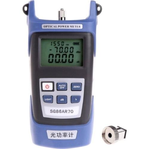 High Precision Optical Power Meter Fiber Testing Tools Wiring Light Decay Tester