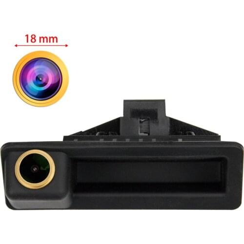 HD 1280x720p Golden Reversing Rear View Backup Camera for BMW 1er E82 | E84 | E88 3er E90 E91 E92 E93/X1 E84 / X5 E70/ X6 E71