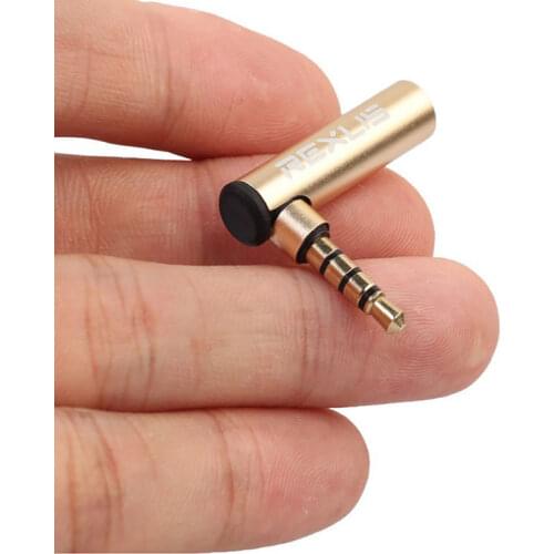 1pcs 3.5mm Jack Right Angle Male To Female Audio Stereo Adapter Converter 90 Degree Turn Headphone Microphone Audio Adapter