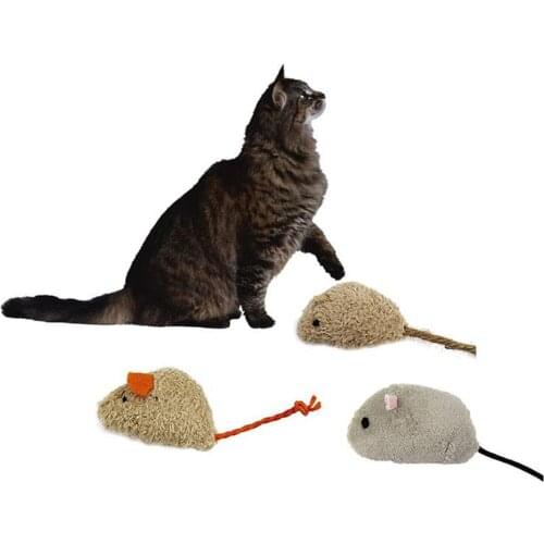 3PCS Pet Catnip Mice Cats Toys Fun Plush Mouse Cat Toy For Pet Little Mouse Cat Toys Dog Playing Toy