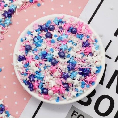 Colorful Sugar Ball Rainbow Food Decorative Sprinkles Cake Decoration Cupcake Decorating Sprinkles