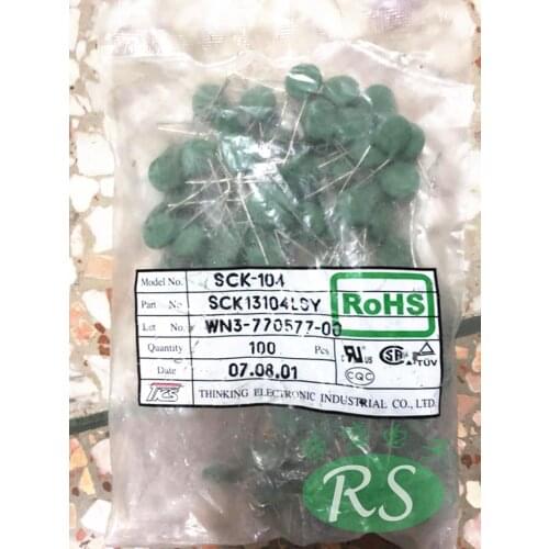 Hot selling ,origina 100pcs NTC SCK-104 SCK104 SCK13104 10R 4A 13MM SCK thermistor