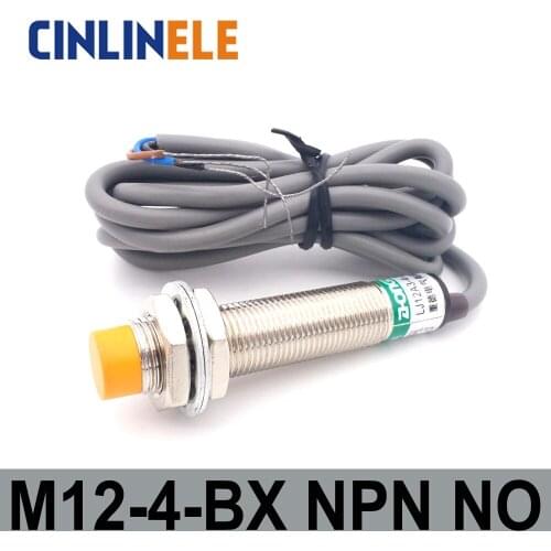 M12 LJ12A3-4-Z/BX 4mm 6V-36V induction DC NPN NO metal sensor inductive proximity switch Screen shield type LJ8A3 sensor switch
