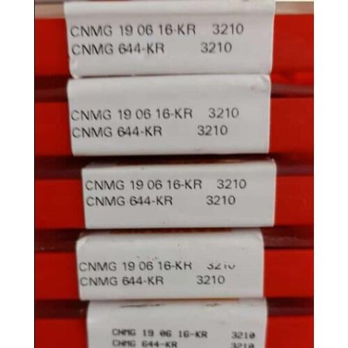 10PCS CARBIDE INSERT CNMG 190616-KR 3210