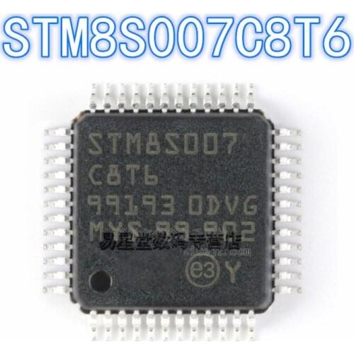 1PCS 100% new original authentic STM8S007C8T6 QFP-48 8S007C8T6 QFP48 8-bit microcontroller chip