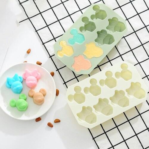 Sugarcraft Cartoon mickey Silicone mold fondant mold cake decorating tools chocolate gumpaste mold ice cream mold cube maker