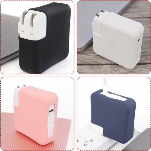 Laptop Charger Silicone Cover for Macbook A1544 A1544 A1369/A1466 A1425/A1502 Protectors Protective Case For MacBook Adapter