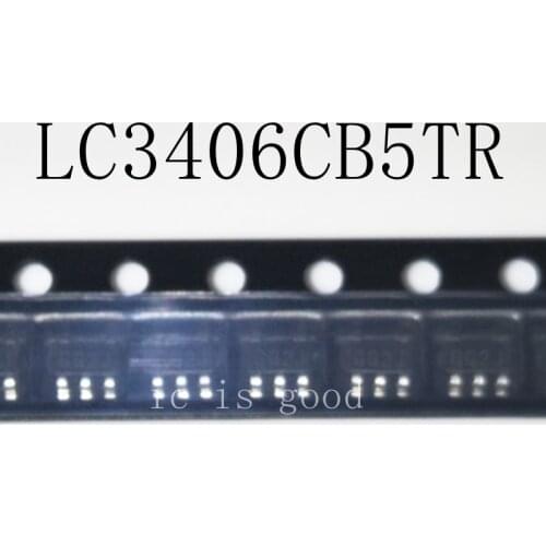 20pcs/lot LC3406 LC3406CB5TR synchronous buck converter chip IC SMD SOT23 new original