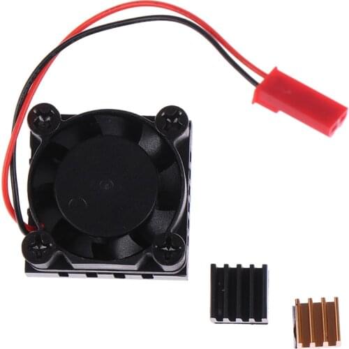 Universal Fan Cooler Module Square Cooling Fan With Heatsink Cooler Kit Copper Aluminum Cooling Pad For Raspberry Pi 4 /3/2