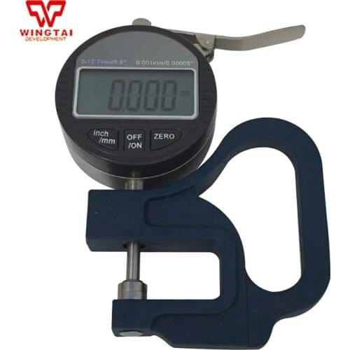0-10mm Digital Micron Thickness Gauge 0.001mm Plastic Film Thicknes Tester
