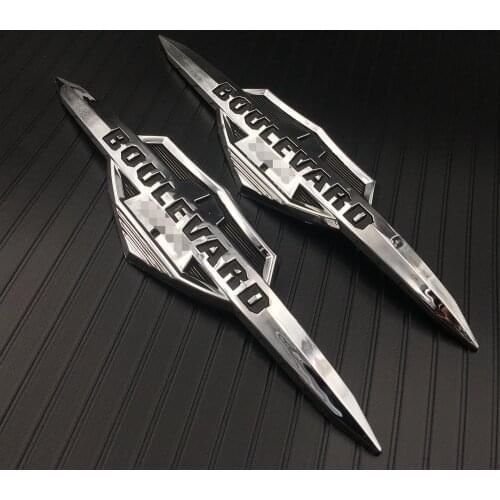 1 pair 3D Motorcycle Sticker ABS Stereoscopic Fuel Gas Tank Badge Emblem Decal Car Sticker For Suzuki Boulevard Car Accessories