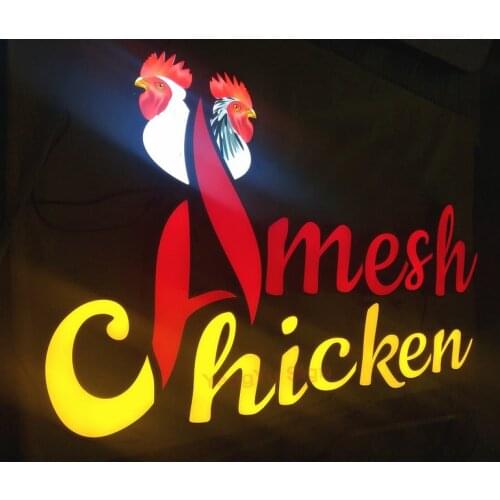 Custom 3d leds sign Stainless steel led letter signs in store, metal signages,illuminated commercial